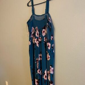 Lane Bryant Blue Textured Dress